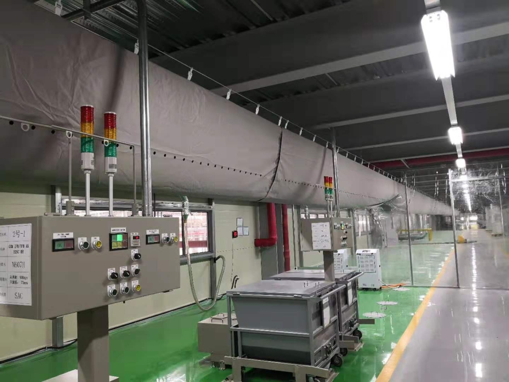 晉江市星發汽車部件有限公司工廠車間工業轉輪除濕機組